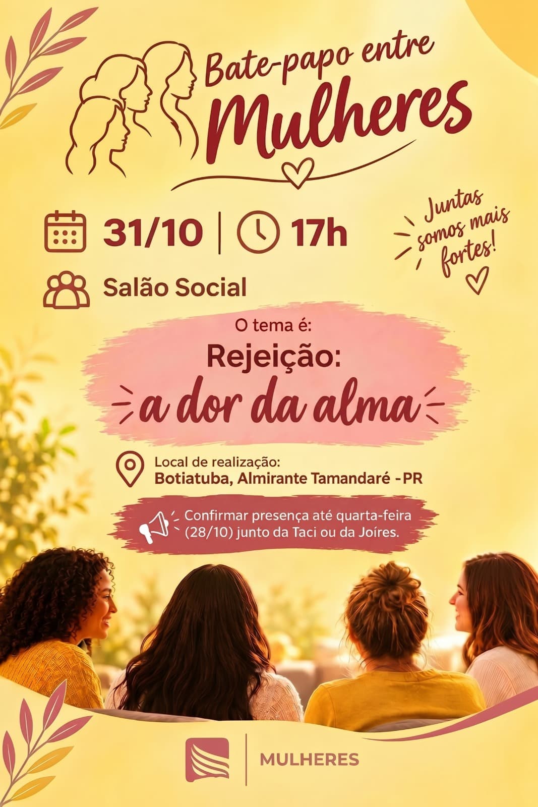 Bate-papo entre mulheres